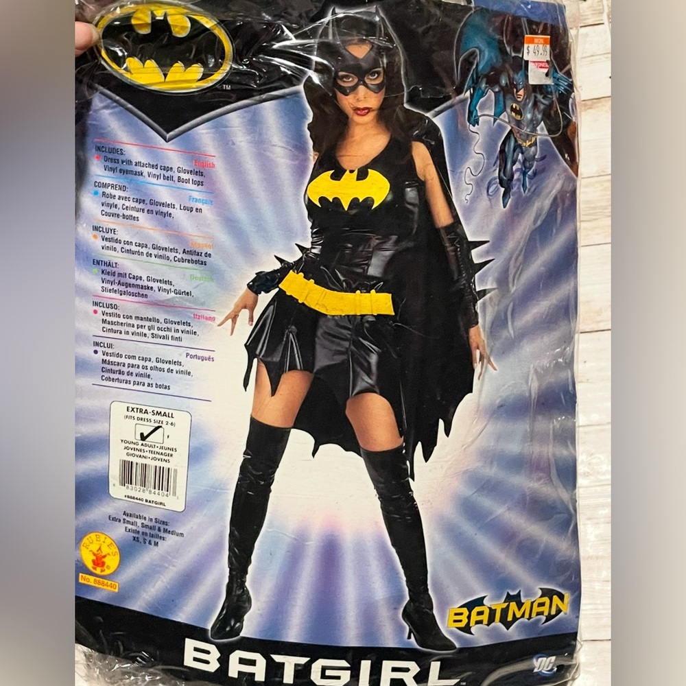 DC Comics Rubie's Batgirl Deluxe Costume for Adults Women's Bat girl Halloween - Picture 3 of 11